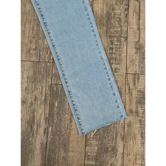 NWT Abrand Jeans Blue 94 High Rise Straight Walkaway Jeans Size 26 - Picture 5 of 10